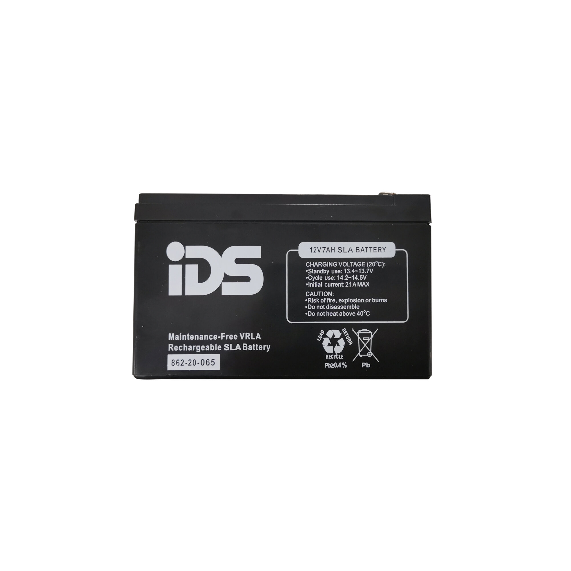 862-20-065 IDS 12V 7AH Battery